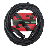 Lite Tek Ltxlr6 Cable De Audio Xlr A Xlr De 6 Metros