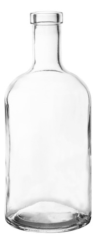 Botella De Vidrio Barrica Gin Licor Artesanal 750 Ml S/t X36