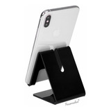 Suporte De Mesa Para Celular Smartphone Tablet Metalizado