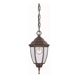 Farol Colgante Clasico Exterior Negro Ip65