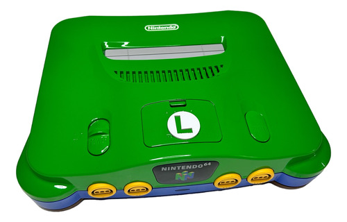 Nintendo 64 Personalizado - Luigi - Mario