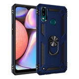 Funda Anticaida Anillo Para Redmi Note9 Azul/negro 