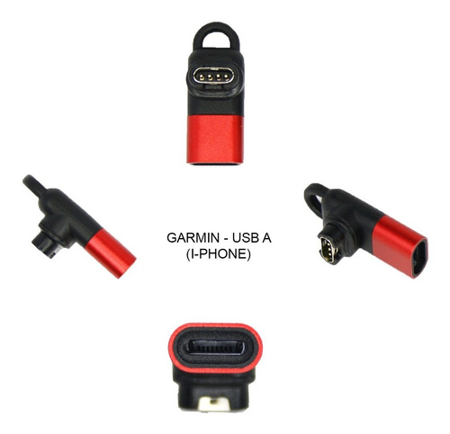 Adaptador Cargador Compatible Garmin Usb C Micro Ios iPhone