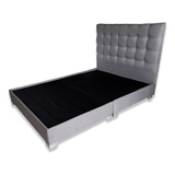 Base Cama Con Espaldar Sencilla 100x190 + Envió Gratis