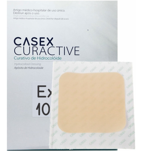 Curativo Hidrocoloide Curactive Extra Fino 10cm X 10cm - 1un