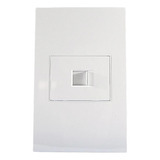 Faceplate Con Modulo Rj45 De Pared Muralla