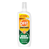 Off! Spray Sportsmen Deep Woods 255 G (9 Oz) Larga Duración