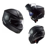 Casco Ls2 Abatible Scope Negro Mate Certificación Ece 2206