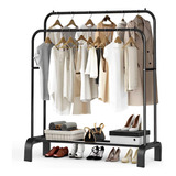 Rack Doble Ropa Guardaropa Closet Como En Tv