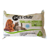 Pet's Club - Toallita Húmeda Para Mascotas