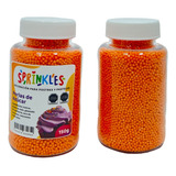 2pz Grajeas Naranja Sprinkles Perlas Granillo Decora Pastel