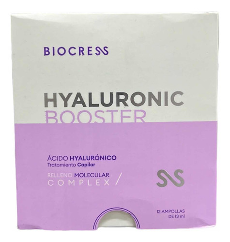 12 Ampolletas Acido Hialuronico Biocre - mL a $9154