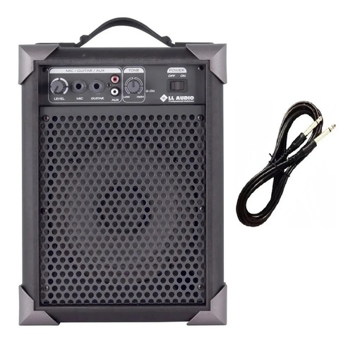 Caixa De Som Amplificada Microfone/guitarra Lx40 Cabo P10