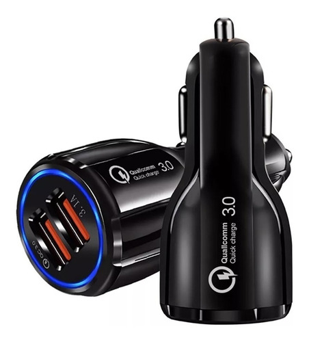 Cargador Para Auto Carga Rápida Turbo Samsung, iPhone Oferta