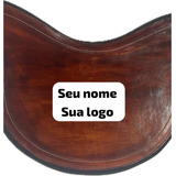 Peitural Esteira Vaquejada Couro Perssonalizado Sua Logo