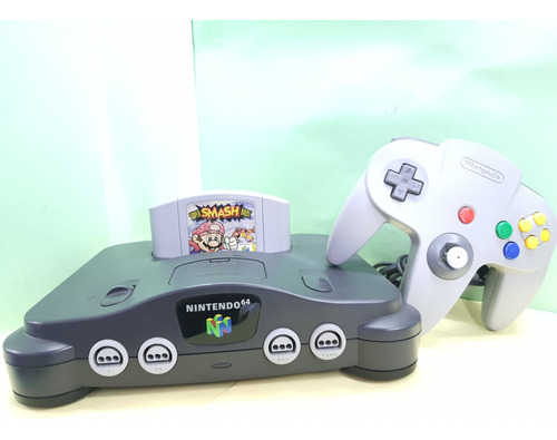 Consola Nintendo 64 Con Super Samsh Bros