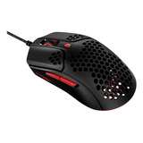 Hyperx Pulsefire Haste, Mouse Gamer Rgb 16000dpi, Negro/rojo