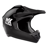 Casco Para Moto Motocross Halcon Mx Road  Negro Talle Xl 