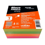 Bloco Adesivo Post-it (cubo C/ 400 Folhas) Colorido 76x76mm 
