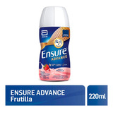 Suplemento Nutricional Ensure Advance Frutilla 220ml X 12u