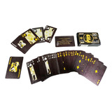 Poker Cartas Casino Profesional Negro Dólar Juego Mesa 