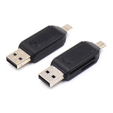 Lector Usb 2.0 Otg Memoria Sd Micro Sd Smartphone Samsung Et