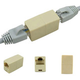 Unión De Red Lan Para Cable Utp Conector Rj45 Extensor