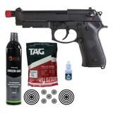 Pistola Airsoft M92 Blowback Metal Greengás Rossi 6mm