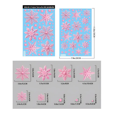Pegatinas Copo De Nieve Stickers Personalizados Stickers