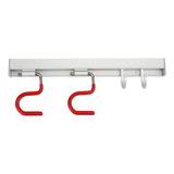 Escoba Mop Rack Space, De Aluminio, Montada En La Pared, En