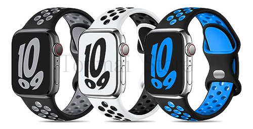 Correa Deportiva De Ultra Silicona Para Apple Watch Iwatch 8