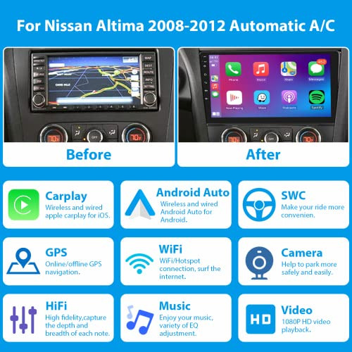 Estreo De Coche Nissan Altima 2008-2012 Aire Acondici... Foto 2