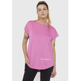 Polera Mujer Deportivo Amplia Rosado Melange Corona