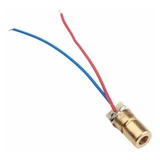 Led Diodo Laser 5v 5mw Rojo Con Lente Cables Arduino