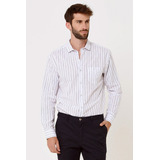 Camisa Hombre Clasica Daniel Hechter Tucson Lino Algodón