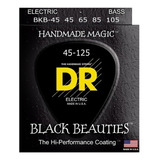 Encordoamento Baixo 4 Cordas Dr Strings - Black Beauties 045