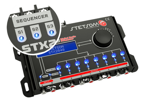 Processado De Audio Digital Equalizador Stx 2848 Stetsom