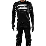 Conjunto Radikal Zero Negro - Motocross / Atv Delisio