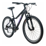 Bicicleta Rava Tsw Land Aro 26 Mtb Cores Preto/violeta Tamanho Do Quadro 17