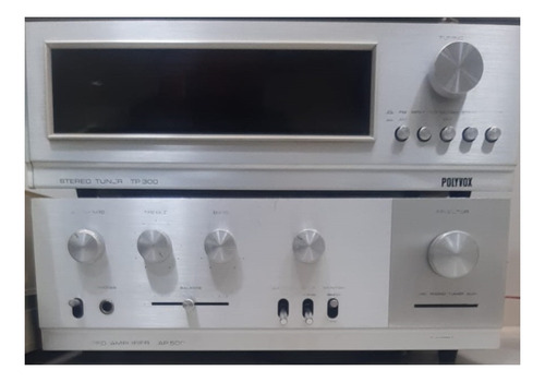 Amplificador Polyvox Ap500 E Tuner Polyvox Tp300.