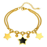 Pulsera Mujer Estrellas Regalo Elegante De Lujo 