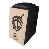 Cajon Carron Inclinado Jeg Acustico Escudo Da Fé