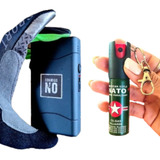 Llavero Kit Defensa Personal Linterna Protección + Gas Power