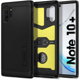 Funda Para Samsung Galaxy Note 10, Negro/resistente/soporte