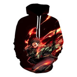 H Kimetsu No Yaiba Kamado Tanjirou Cosplay Sudadera