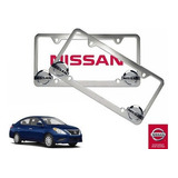 Par Porta Placas Nissan Versa 1.6 2016 Original