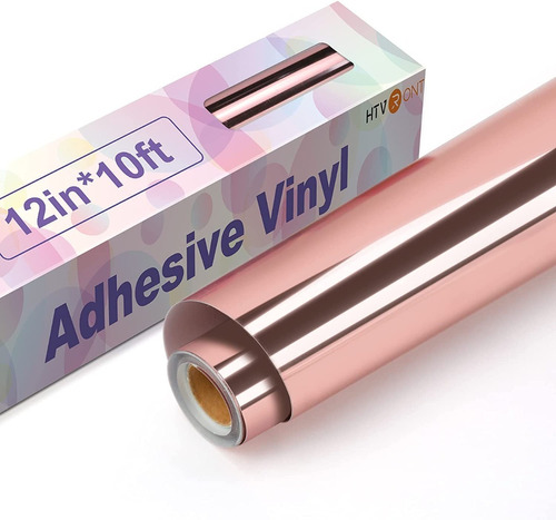 Vinilo Adhesivo Espejado Metálico Color Oro Rosa, 30 X 305 C