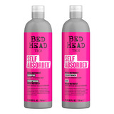 Tigi Bed Head Kit Self Absorbed Shampoo + Enjuague Grande 6c