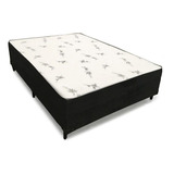 Cama Box Conjugada 10cm De Espuma D33 Casal 55x138x188