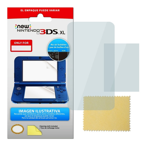 X3 Pares De Micas Para Nintendo 2ds 3ds 2ds Xl New 3ds Xl